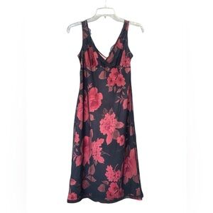 Vintage Y2K Or 90’s Necessary‎ Objects Whimsigoth Floral Long Dress Size Medium